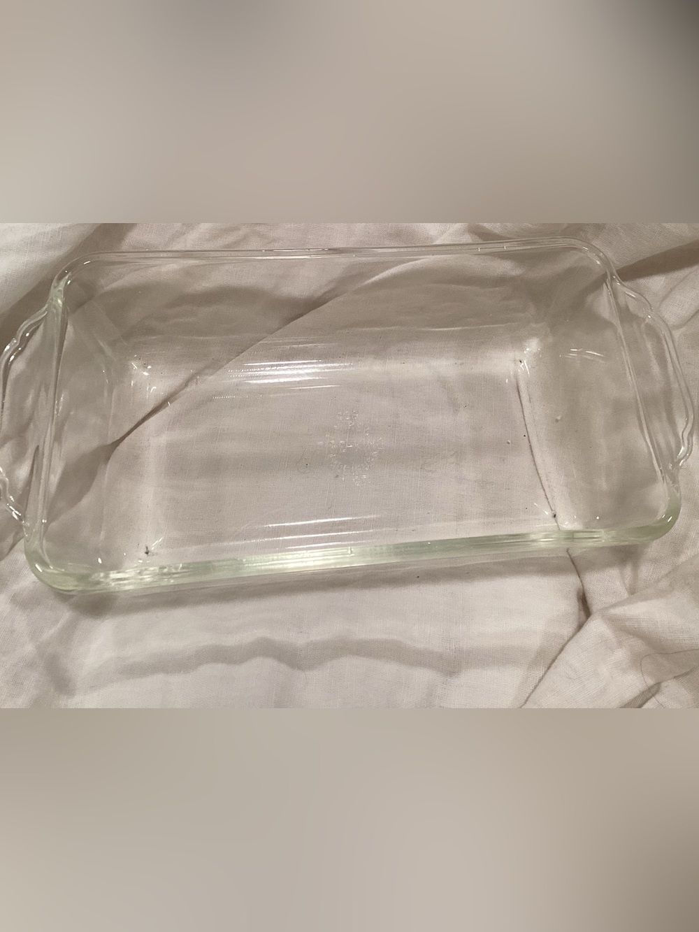 Fire King Clear Glass Loaf Style Vintage 50/60s #409